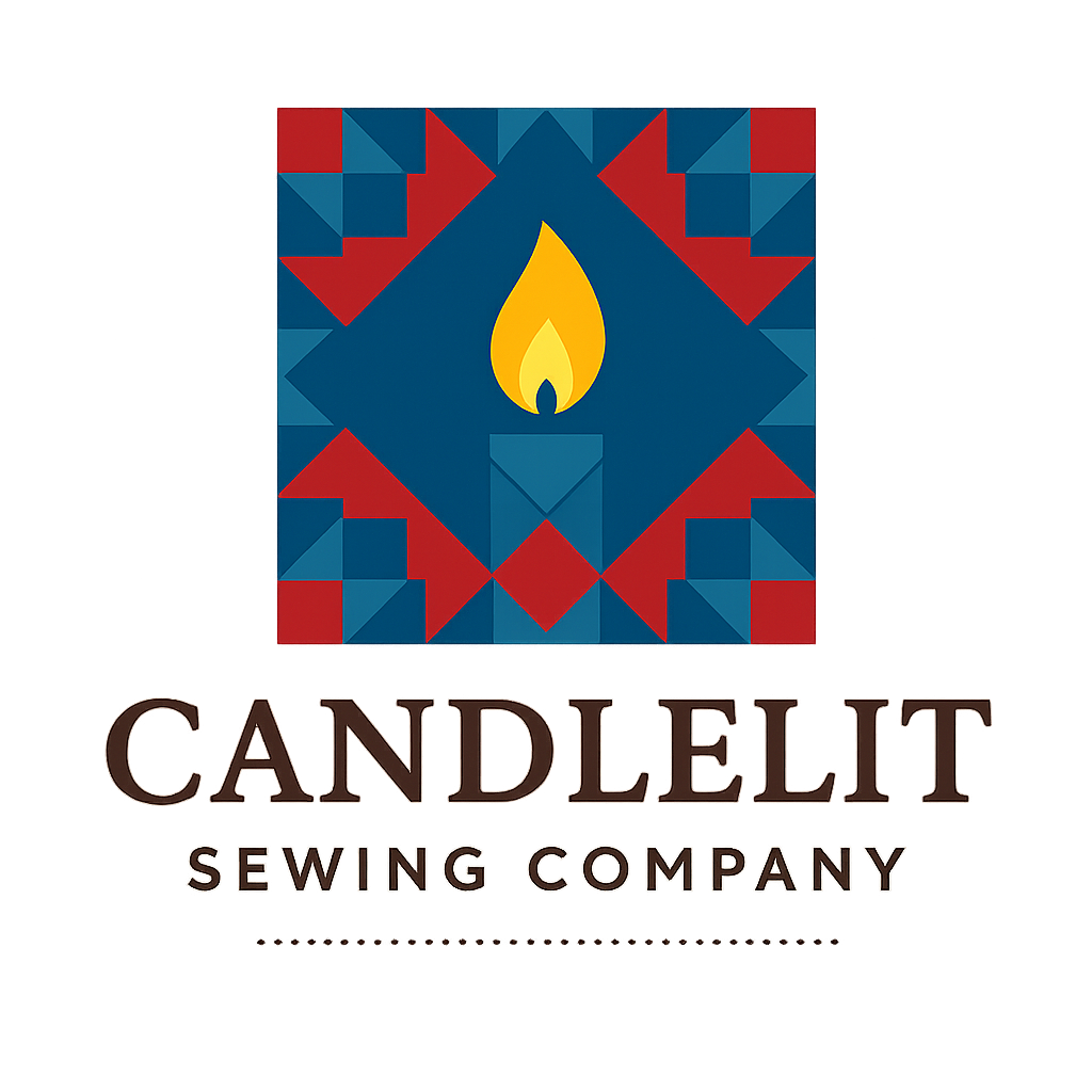Candlelit Sewing Company Logo